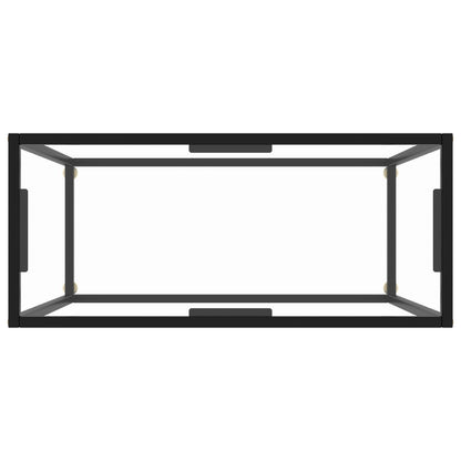 Konsolentisch Transparent 80x35x75 cm Hartglas