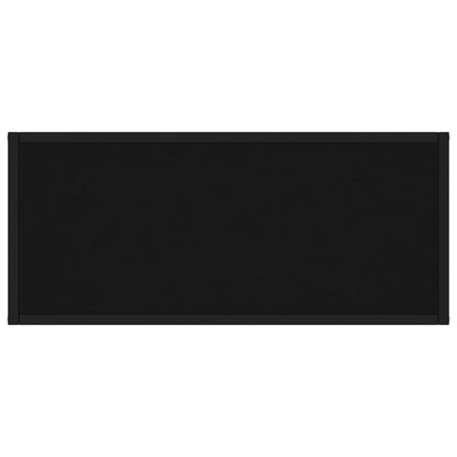 Konsolentisch Schwarz 80x35x75 cm Hartglas