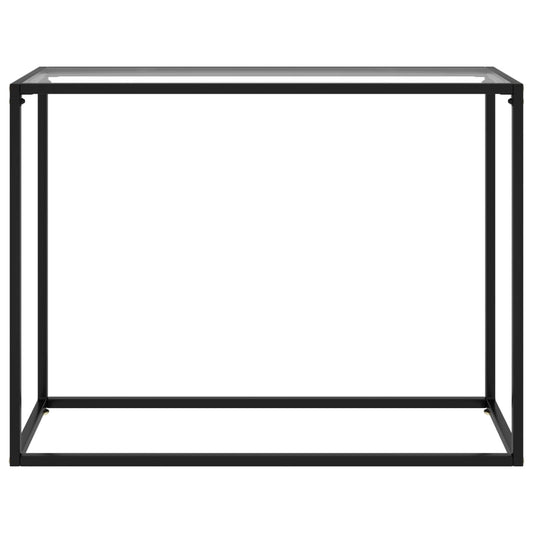 Konsolentisch Transparent 100x35x75 cm Hartglas