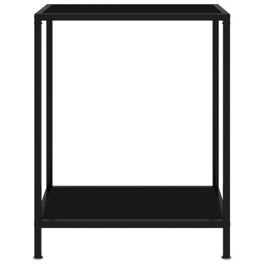 Konsolentisch Schwarz 60x35x75 cm Hartglas