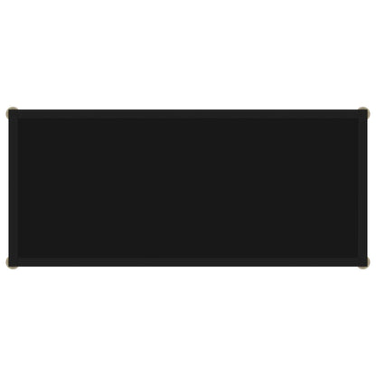 Konsolentisch Schwarz 80x35x75 cm Hartglas
