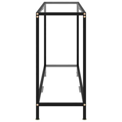 Konsolentisch Transparent 120x35x75 cm Hartglas
