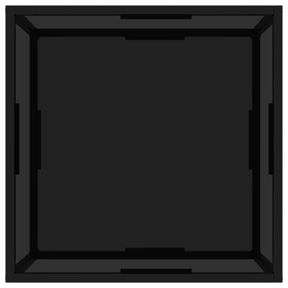 Couchtisch Schwarz 60x60x35 cm Hartglas