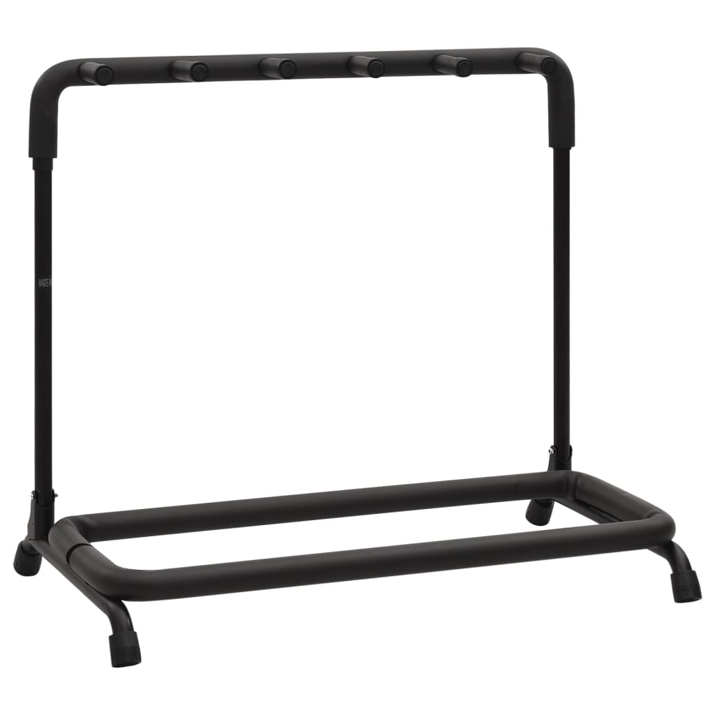 Gitarrenständer Klappbar 5-fach Schwarz 74x41x66 cm Stahl