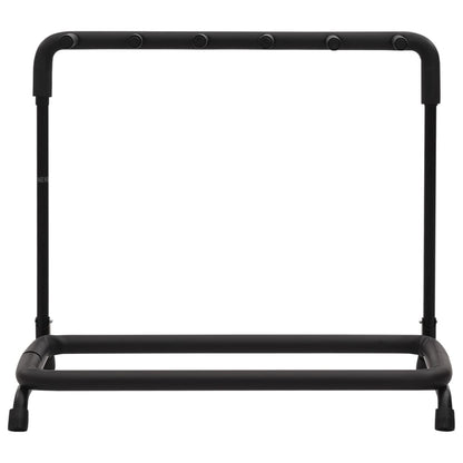 Gitarrenständer Klappbar 5-fach Schwarz 74x41x66 cm Stahl