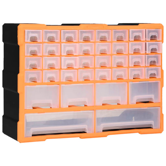 Multi-skuffe arrangør med 38 skuffer 52x16x37,5 cm