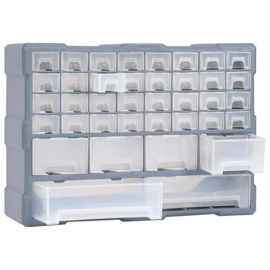 Multi-skuffe arrangør med 38 skuffer 52x16x37,5 cm
