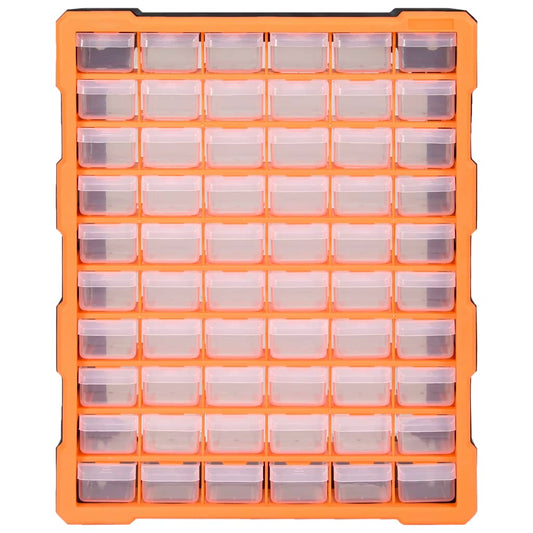Multi-Schubladen-Organizer mit 60 Schubladen 38x16x47,5 cm
