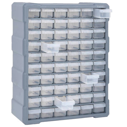 Multi-Drawer Organizer med 60 skuffer 38x16x47,5 cm