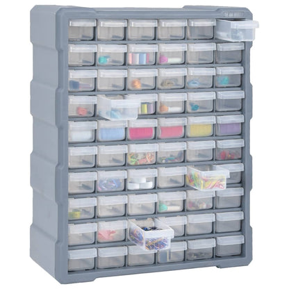 Multi-Drawer Organizer med 60 skuffer 38x16x47,5 cm
