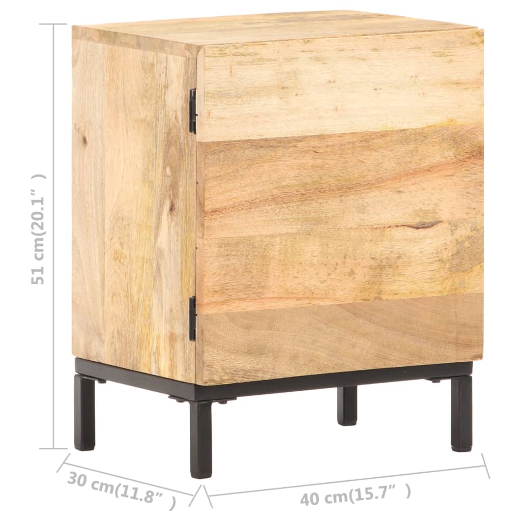 Nachttisch 40x30x51 cm Mango Massivholz