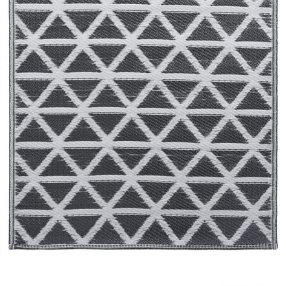 Outdoor-Teppich ARAKIL Schwarz 120x180 cm PP