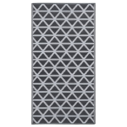 Outdoor-Teppich ARAKIL Schwarz 160x230 cm PP