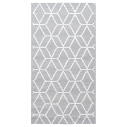 Outdoor-Teppich ARAKIL Grau 190x290 cm PP