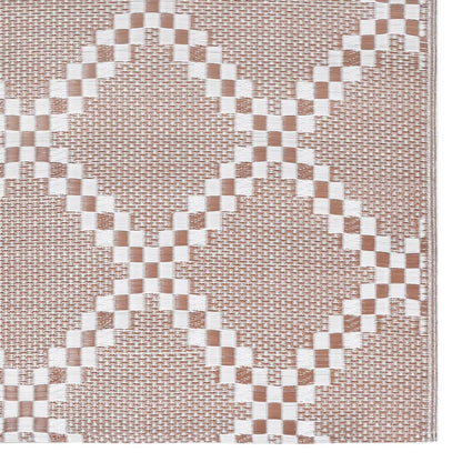 Outdoor-Teppich ARAKIL Braun 80x150 cm PP