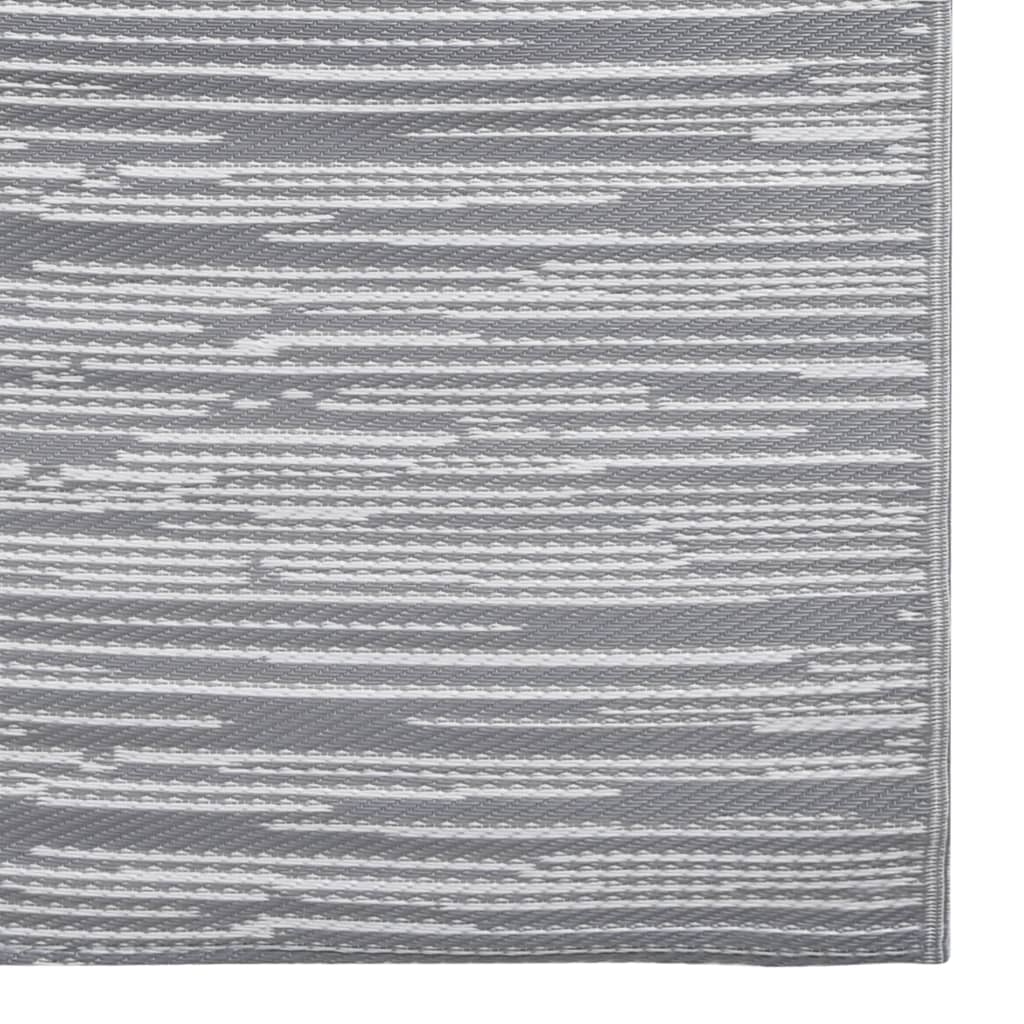 Outdoor-Teppich ARAKIL Grau 80x150 cm PP