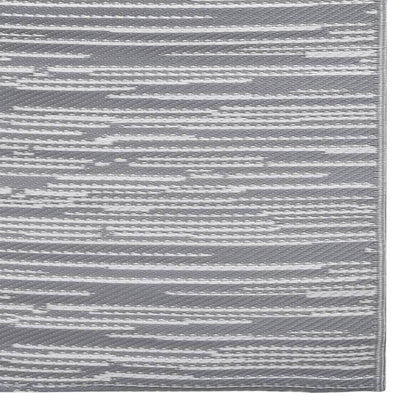 Outdoor-Teppich ARAKIL Grau 80x150 cm PP