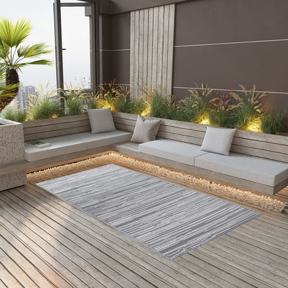Outdoor-Teppich ARAKIL Grau 120x180 cm PP