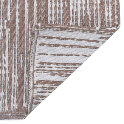 Outdoor-Teppich ARAKIL Braun 80x150 cm PP