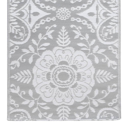 Outdoor-Teppich ARAKIL Hellgrau 80x150 cm PP