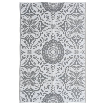 Outdoor-Teppich ARAKIL Hellgrau 120x180 cm PP