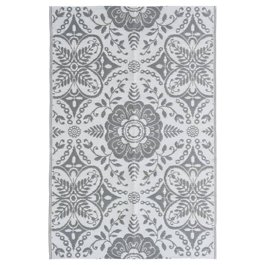 Outdoor-Teppich ARAKIL Hellgrau 120x180 cm PP
