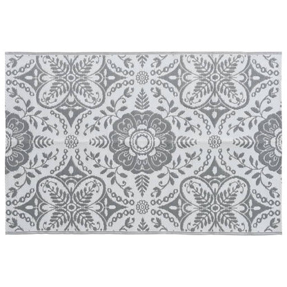 Outdoor-Teppich ARAKIL Hellgrau 120x180 cm PP