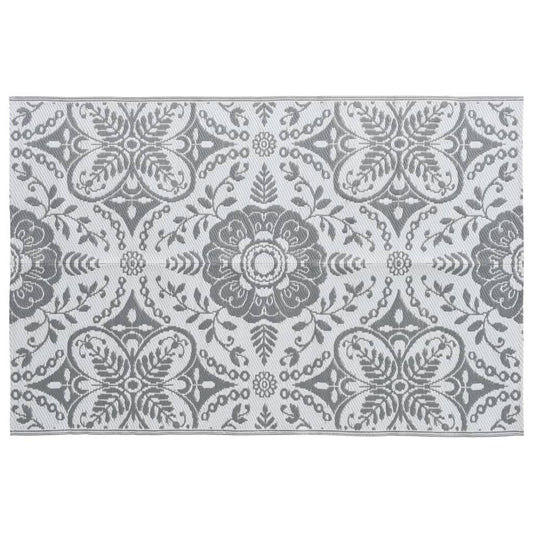 Outdoor-Teppich ARAKIL Hellgrau 120x180 cm PP
