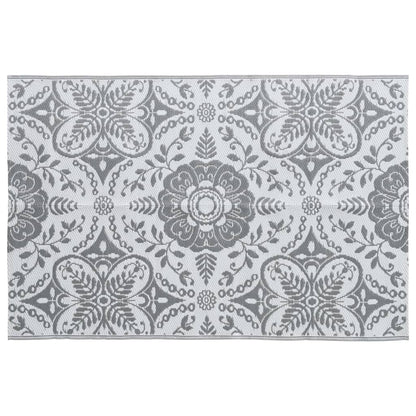Outdoor-Teppich ARAKIL Hellgrau 190x290 cm PP