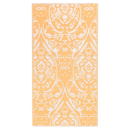 Outdoor-Teppich ARAKIL Orangefarben und Blau 120x180 cm PP
