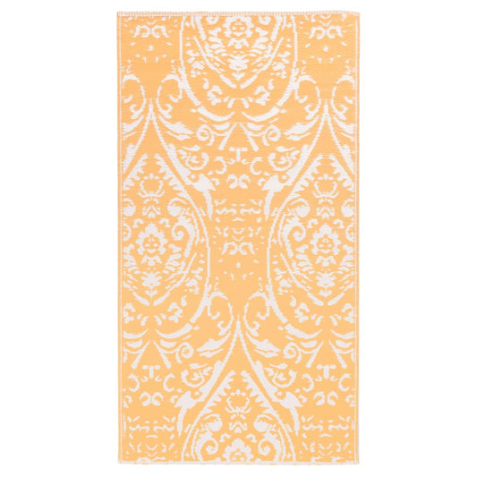 Outdoor-Teppich ARAKIL Orangefarben und Blau 120x180 cm PP