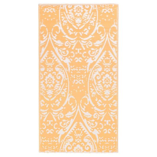 Outdoor-Teppich ARAKIL Orangefarben und Blau 160x230 cm PP