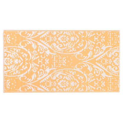 Outdoor-Teppich ARAKIL Orangefarben und Blau 160x230 cm PP