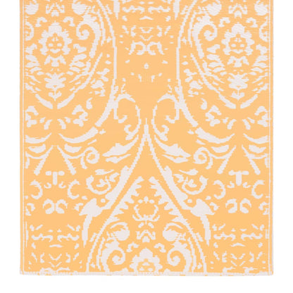 Outdoor-Teppich ARAKIL Orangefarben und Blau 160x230 cm PP
