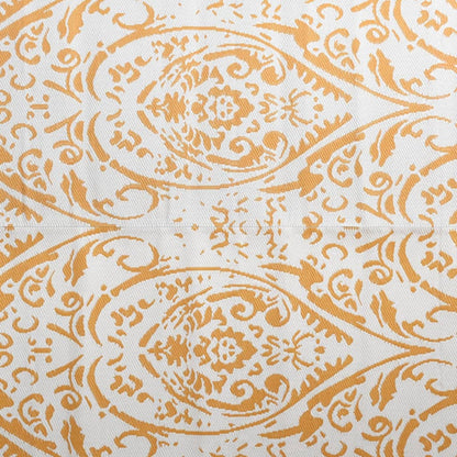 Outdoor-Teppich ARAKIL Orange und Weiß 190x290 cm PP