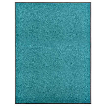 Fußmatte Waschbar Cyan 90x120 cm