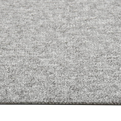Teppichfliesen 20 Stk. 5 m² 50x50 cm Hellgrau