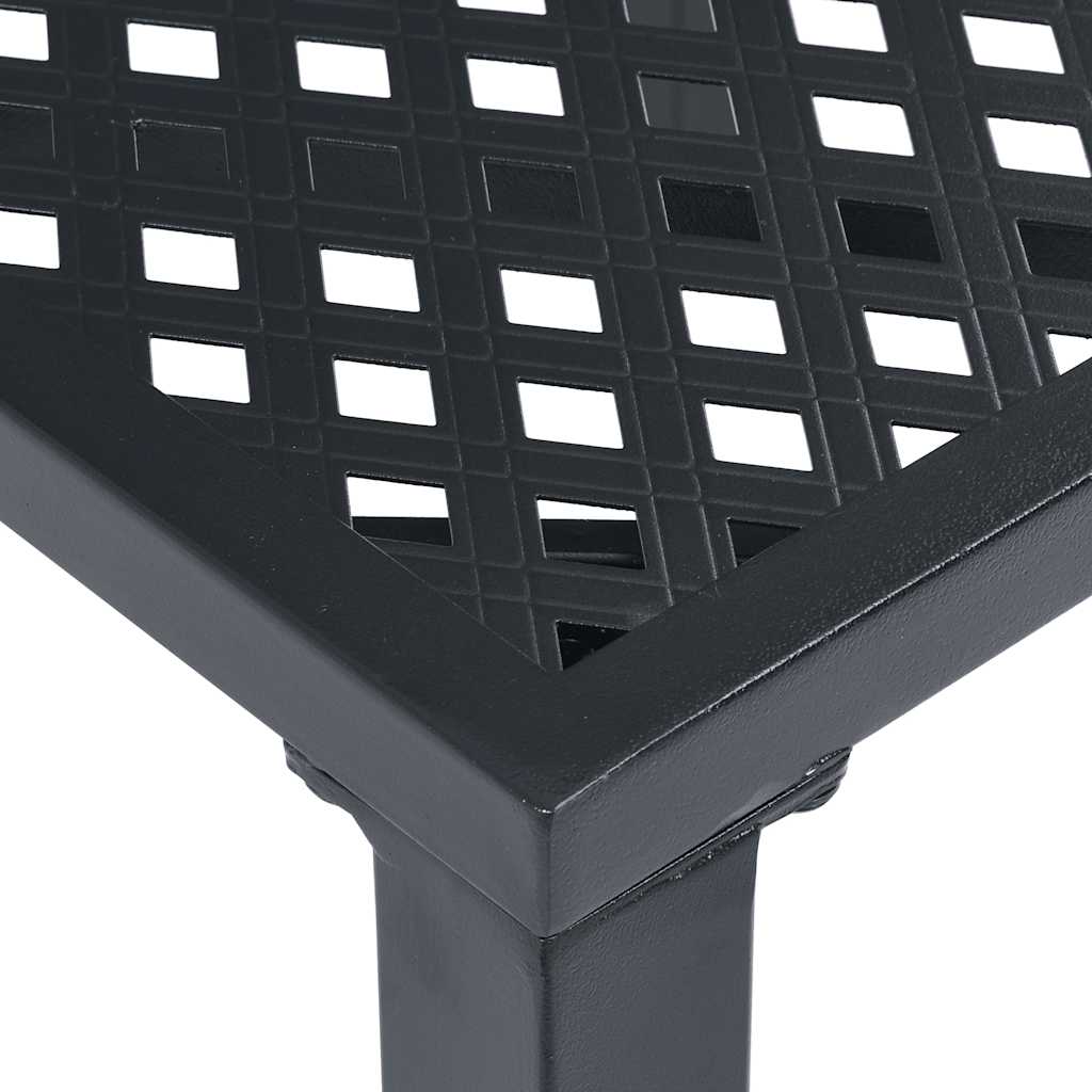 Gartenstühle 4 Stk. Mesh-Design Stahl Anthrazit