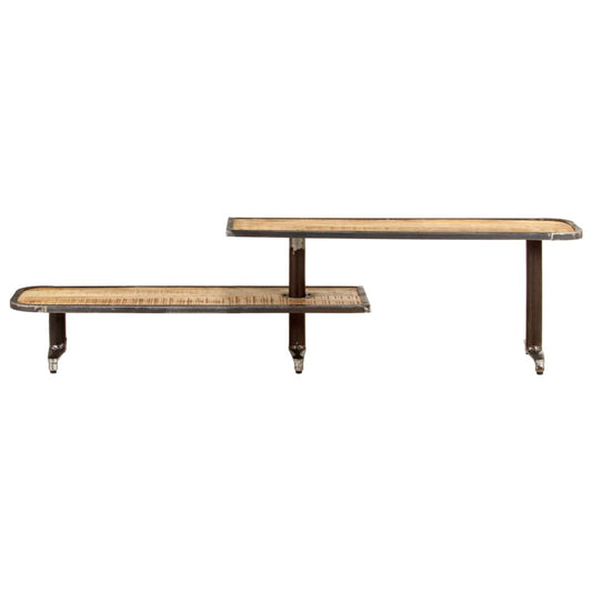 TV-Schrank 160x30x40 cm Massivholz Mango