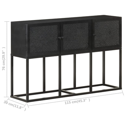 Skænk 115x30x76 cm Mango massivt træ