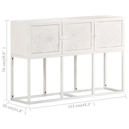 Skænk 115x30x76 cm Mango massivt træ