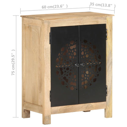 Sideboard 60x35x75 cm Massivholz Mango