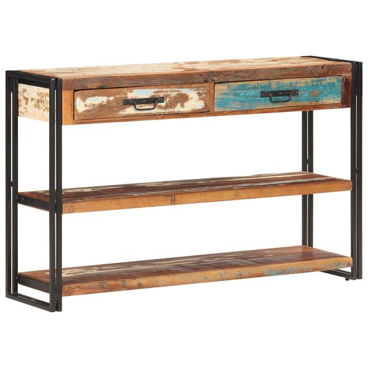 Sideboard 120x30x75 cm Recyceltes Massivholz