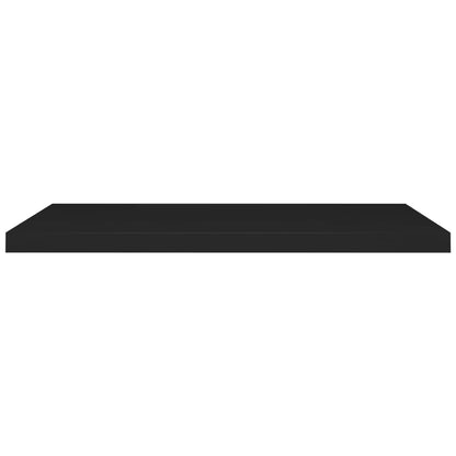 Flydende hylder 4 stk Sort 90x23,5x3,8 cm MDF
