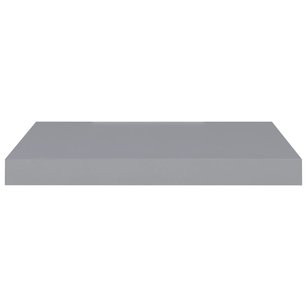 Schweberegal Grau 50x23x3,8 cm MDF