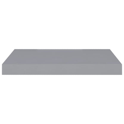 Schweberegal Grau 50x23x3,8 cm MDF