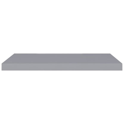 Schweberegale 4 Stk. Grau 80x23,5x3,8 cm MDF
