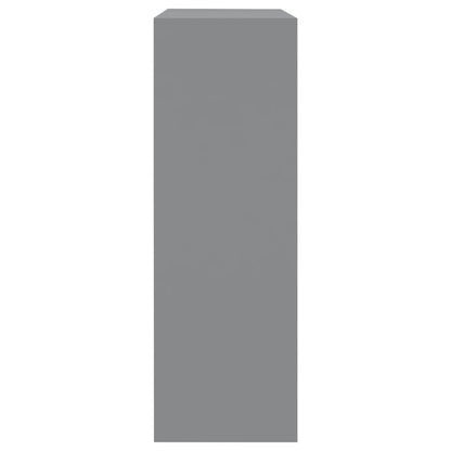 Würfelregale 3 Stk. Grau MDF