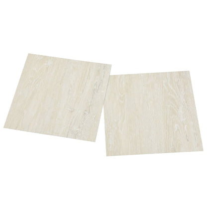 PVC-Fliesen Selbstklebend 55 Stk. 5,11 m² Creme