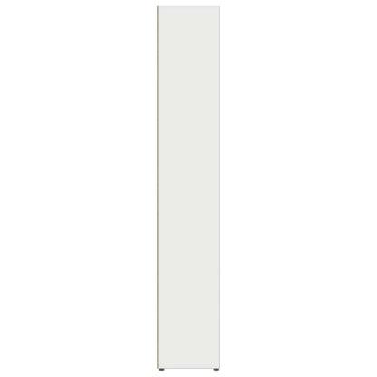 CD-Regale 2 Stk. Weiß 21x16x93,5 cm Holzwerkstoff
